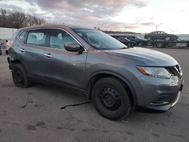 KNMAT2MV8FP591448 - 2015 NISSAN ROGUE S GRAY photo 4