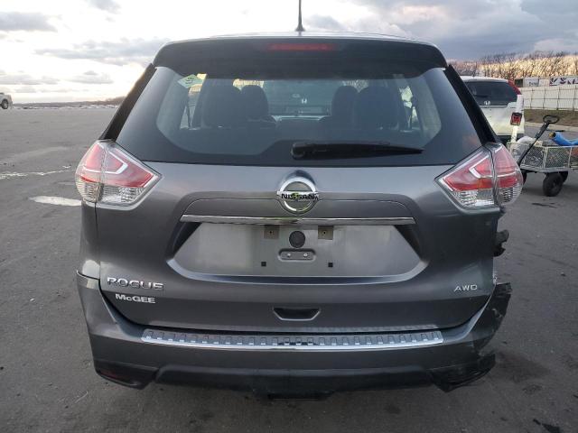 KNMAT2MV8FP591448 - 2015 NISSAN ROGUE S GRAY photo 6