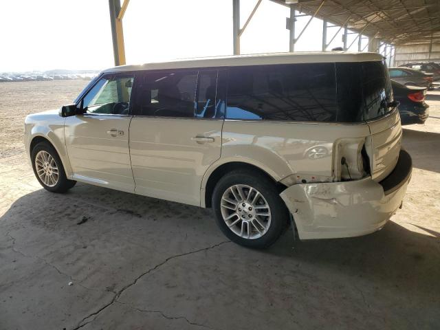 2FMGK5C88DBD01526 - 2013 FORD FLEX SEL WHITE photo 2