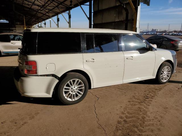 2FMGK5C88DBD01526 - 2013 FORD FLEX SEL WHITE photo 3