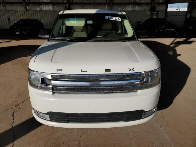 2FMGK5C88DBD01526 - 2013 FORD FLEX SEL WHITE photo 5