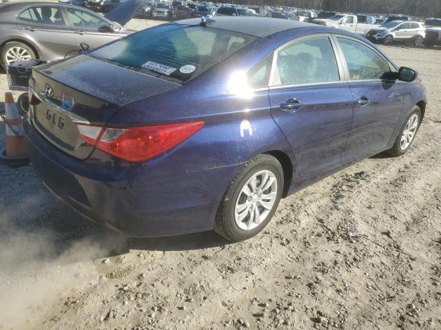 5NPEB4AC4DH548463 - 2013 HYUNDAI SONATA GLS BLUE photo 3