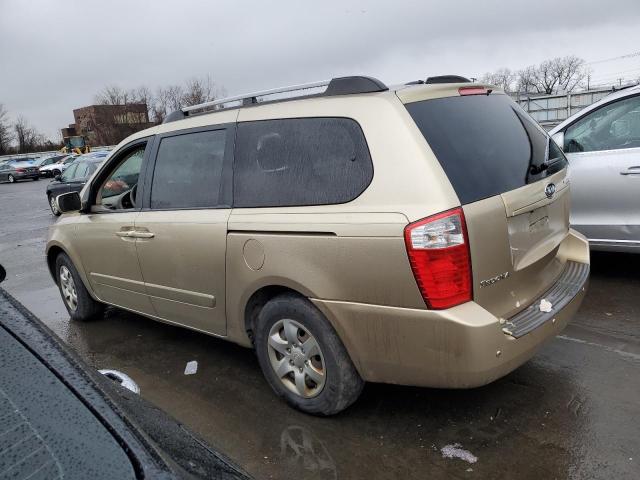 KNDMB233X96271249 - 2009 KIA SEDONA EX TAN photo 2