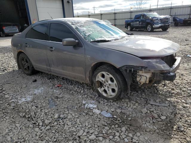 3FAHP0HA1AR254464 - 2010 FORD FUSION SE GRAY photo 4