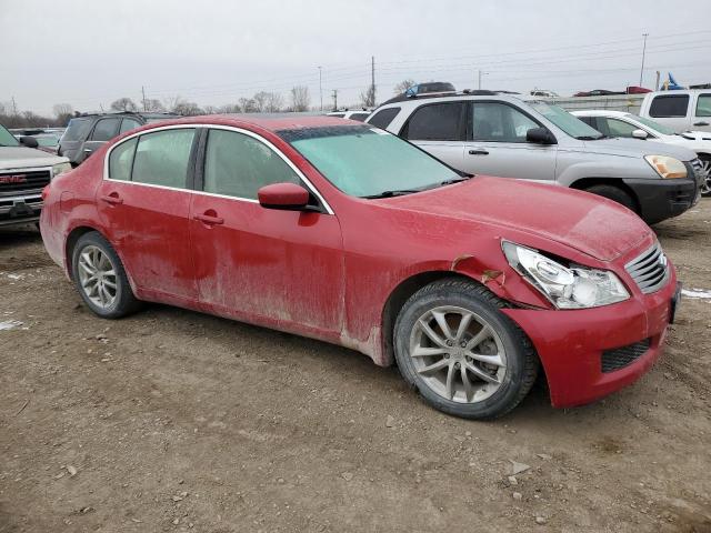 JNKCV61F99M354799 - 2009 INFINITI G37 RED photo 4