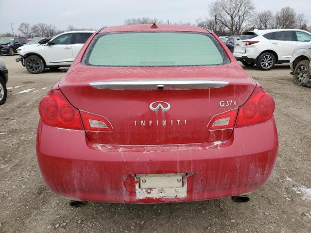 JNKCV61F99M354799 - 2009 INFINITI G37 RED photo 6