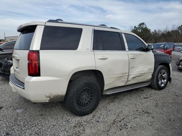 1GNSKCKC6FR132610 - 2015 CHEVROLET TAHOE K1500 LTZ WHITE photo 3