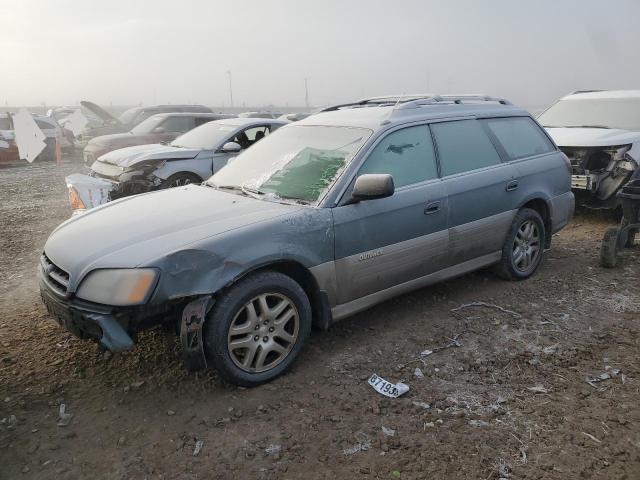 4S3BH665617633828 - 2001 SUBARU LEGACY OUTBACK GREEN photo 1