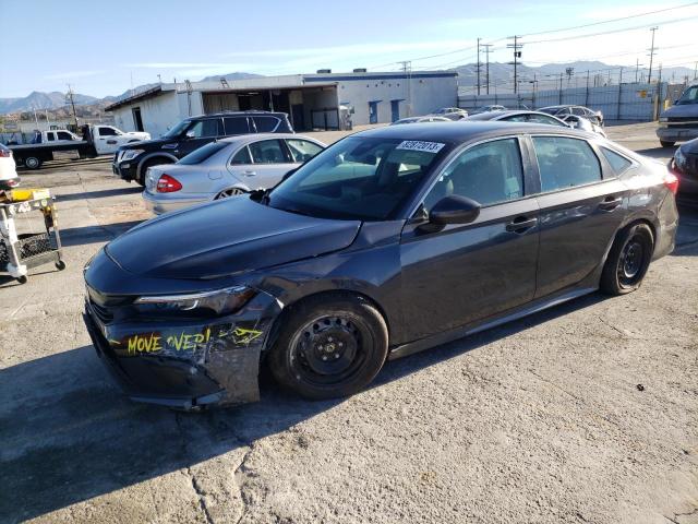 2HGFE2F2XPH569056 - 2023 HONDA CIVIC LX GRAY photo 1