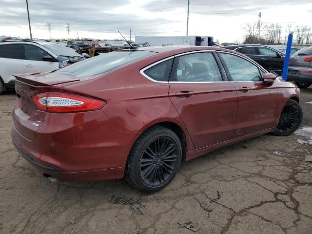 3FA6P0HD9ER314062 - 2014 FORD FUSION SE RED photo 3