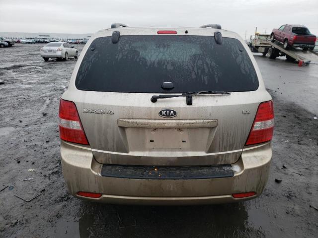 KNDJC735X95868048 - 2009 KIA SORENTO LX GOLD photo 6