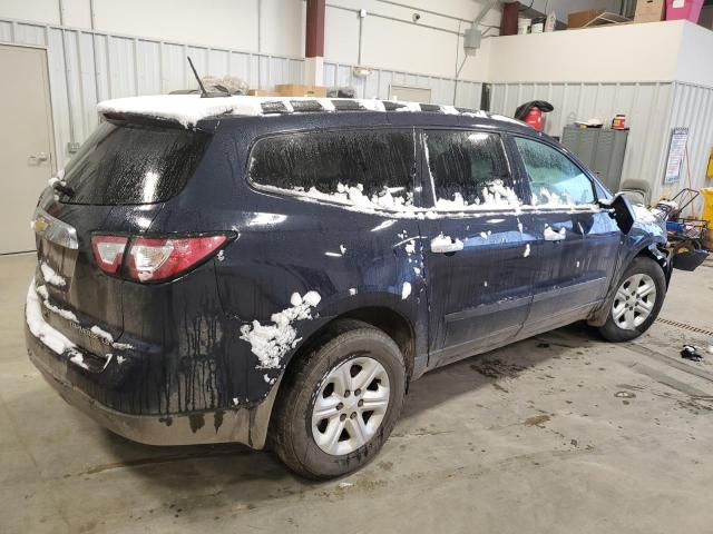 1GNKVFED0GJ120756 - 2016 CHEVROLET TRAVERSE LS BLUE photo 3