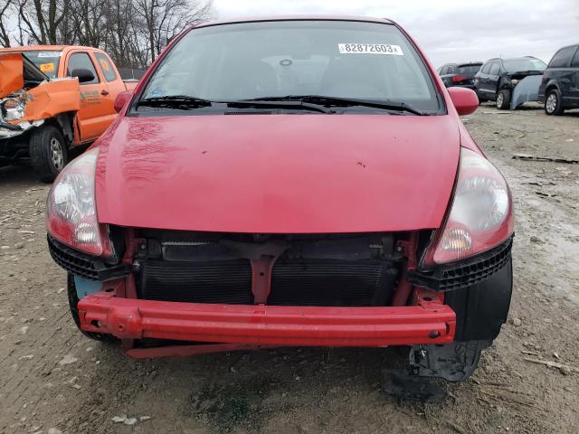 JHMGD38617S009560 - 2007 HONDA FIT S RED photo 11