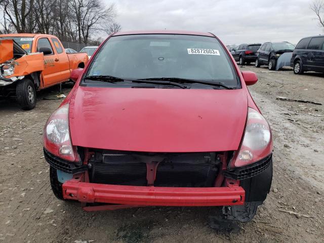 JHMGD38617S009560 - 2007 HONDA FIT S RED photo 5