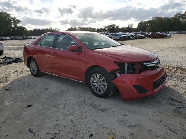 4T4BF1FK5ER431134 - 2014 TOYOTA CAMRY L RED photo 4