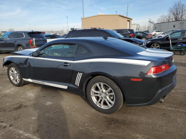 2G1FA1E38E9243691 - 2014 CHEVROLET CAMARO LS BLACK photo 2