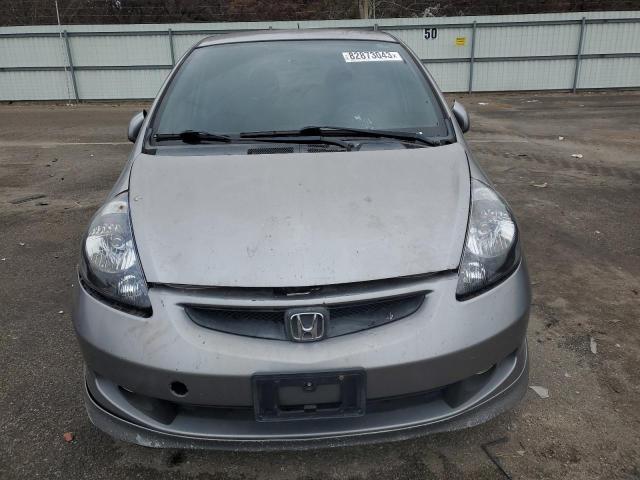 JHMGD37688S066633 - 2008 HONDA FIT SPORT SILVER photo 5