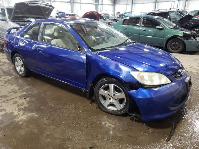 1HGEM22944L013616 - 2004 HONDA CIVIC EX BLUE photo 4