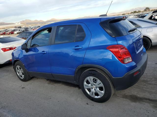 KL7CJKSB2GB532723 - 2016 CHEVROLET TRAX LS BLUE photo 2