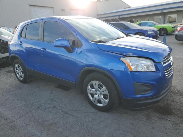 KL7CJKSB2GB532723 - 2016 CHEVROLET TRAX LS BLUE photo 4