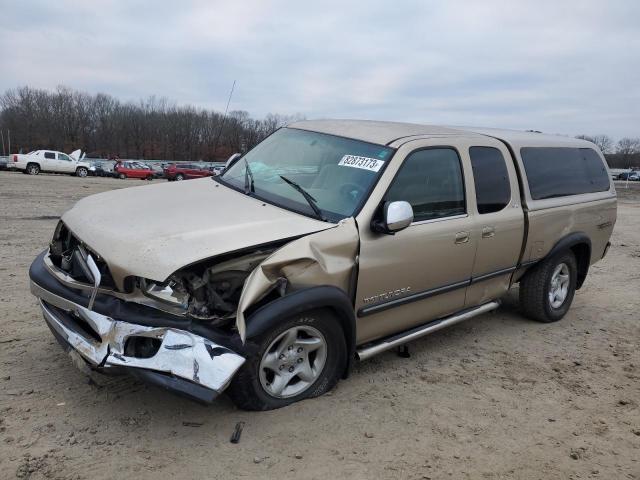 5TBRT34122S320612 - 2002 TOYOTA TUNDRA ACCESS CAB BEIGE photo 1