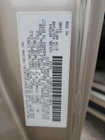 5TBRT34122S320612 - 2002 TOYOTA TUNDRA ACCESS CAB ბეჟი ფოტო 12