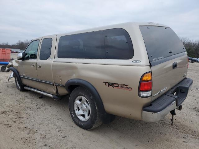 5TBRT34122S320612 - 2002 TOYOTA TUNDRA ACCESS CAB ბეჟი ფოტო 2