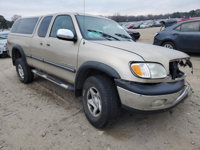 5TBRT34122S320612 - 2002 TOYOTA TUNDRA ACCESS CAB ბეჟი ფოტო 4
