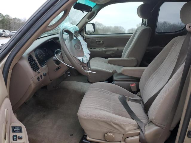 5TBRT34122S320612 - 2002 TOYOTA TUNDRA ACCESS CAB ბეჟი ფოტო 7