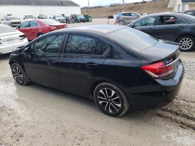 19XFB2F94DE070622 - 2013 HONDA CIVIC EXL Սև լուսանկար 2