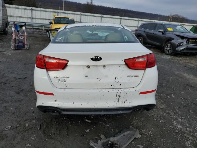 5XXGN4A73FG365394 - 2015 KIA OPTIMA EX WHITE photo 6