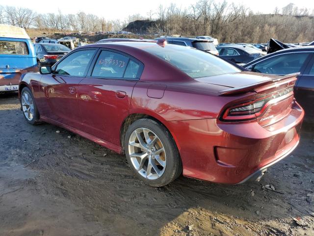 2C3CDXHG4KH616752 - 2019 DODGE CHARGER GT RED photo 2