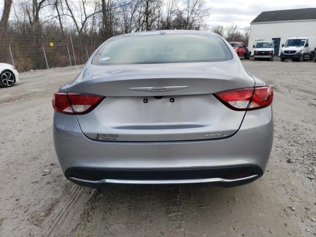 1C3CCCCB4FN731291 - 2015 CHRYSLER 200 C SILVER photo 6