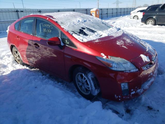 JTDKN3DUXA5018079 - 2010 TOYOTA PRIUS RED photo 4