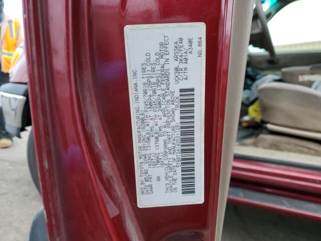 5TBRT34142S311281 - 2002 TOYOTA TUNDRA ACCESS CAB მუქწითელი ფოტო 12