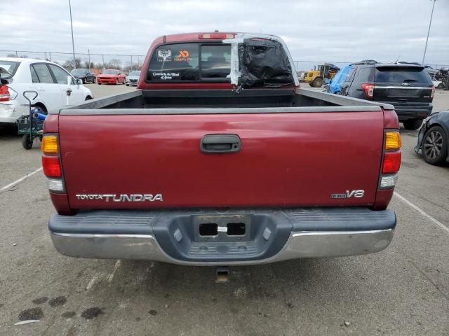 5TBRT34142S311281 - 2002 TOYOTA TUNDRA ACCESS CAB MAROON photo 6