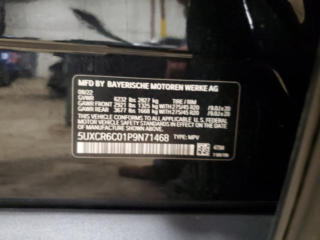 5UXCR6C01P9N71468 - 2023 BMW X5 XDRIVE40I BLACK photo 13