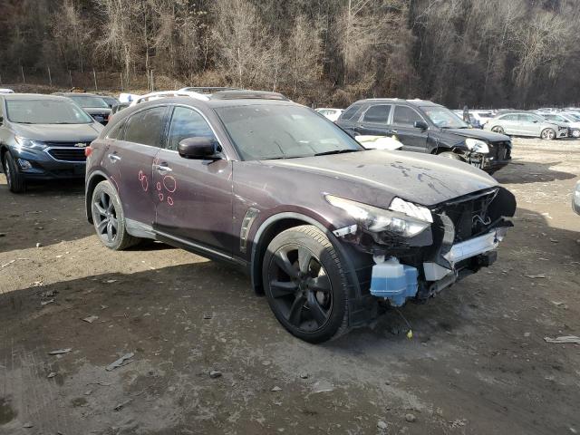 JN8BS1MW4DM100094 - 2013 INFINITI FX50 PURPLE photo 4