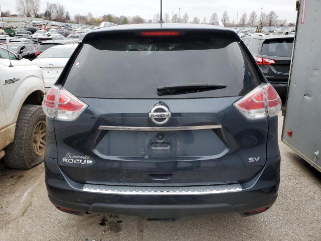 KNMAT2MT8GP659070 - 2016 NISSAN ROGUE S BLUE photo 6