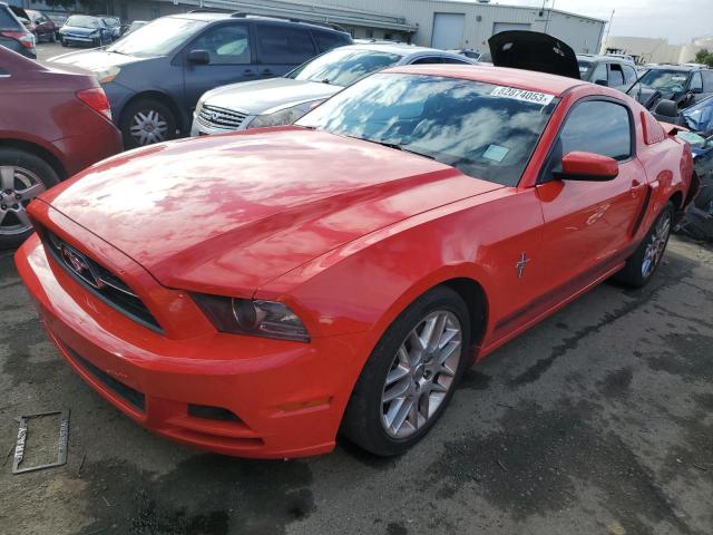 1ZVBP8AM3E5203069 - 2014 FORD MUSTANG RED photo 1