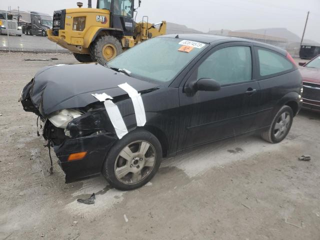 1FAHP31N27W139831 - 2007 FORD FOCUS ZX3 BLACK photo 1