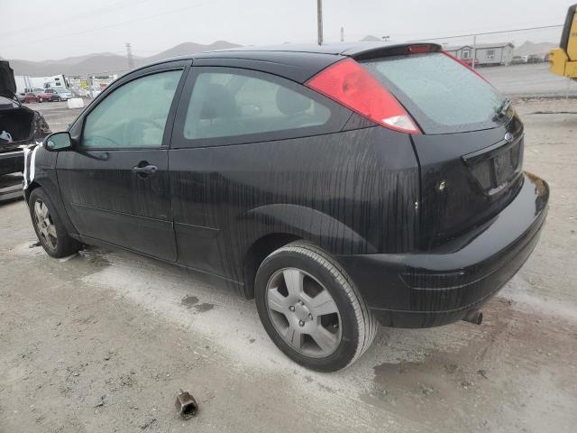 1FAHP31N27W139831 - 2007 FORD FOCUS ZX3 BLACK photo 2