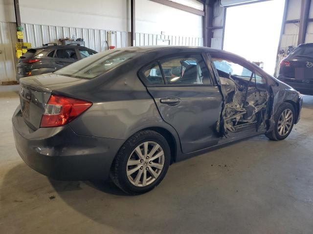 19XFB2F84CE064423 - 2012 HONDA CIVIC EX GRAY photo 3