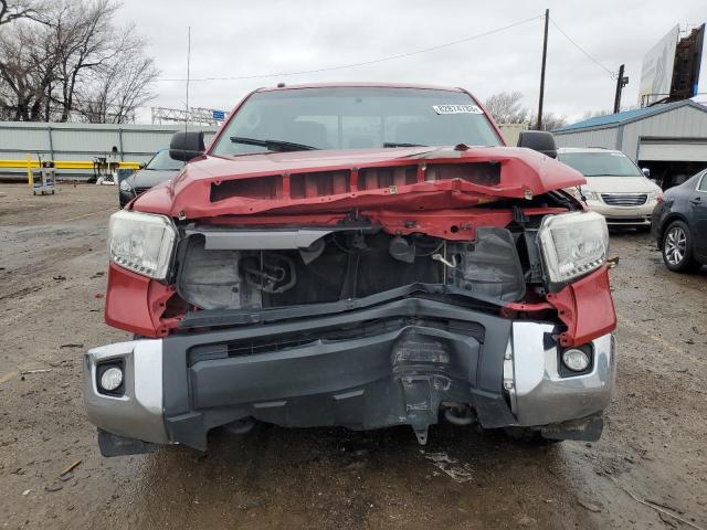 5TFUW5F16FX456002 - 2015 TOYOTA TUNDRA DOUBLE CAB SR/SR5 RED photo 5