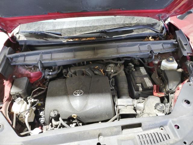 5TDHZRBH2MS537617 - 2021 TOYOTA HIGHLANDER XLE RED photo 12