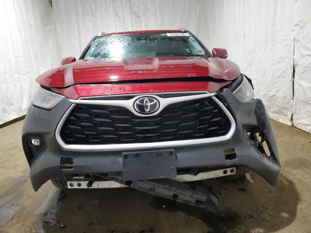 5TDHZRBH2MS537617 - 2021 TOYOTA HIGHLANDER XLE RED photo 5