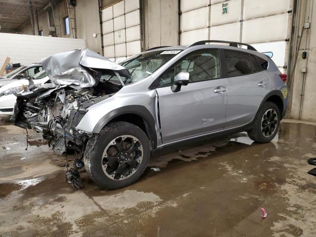 JF2GTAPC1M8351424 - 2021 SUBARU CROSSTREK PREMIUM SILVER photo 1