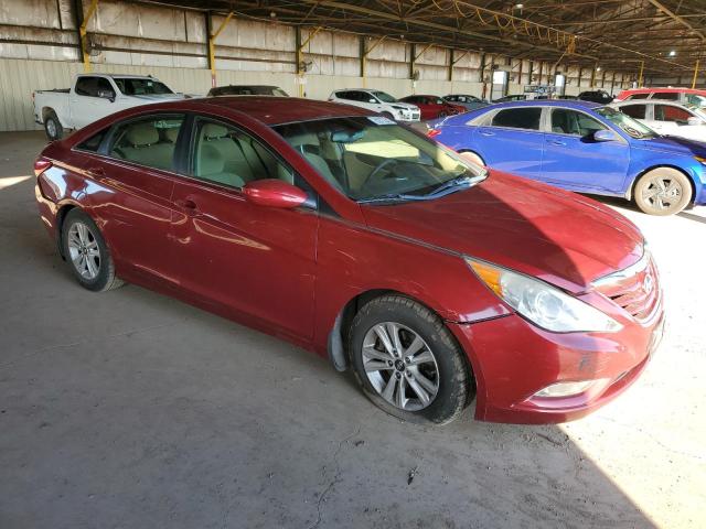 5NPEB4AC6DH639346 - 2013 HYUNDAI SONATA GLS RED photo 4