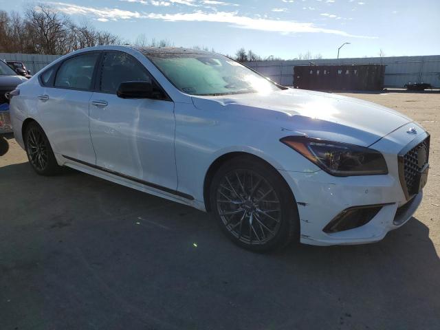 KMHGN4JB0JU244597 - 2018 GENESIS G80 SPORT WHITE photo 4