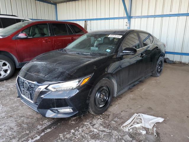 3N1AB8DV8LY241384 - 2020 NISSAN SENTRA SR BLACK photo 1